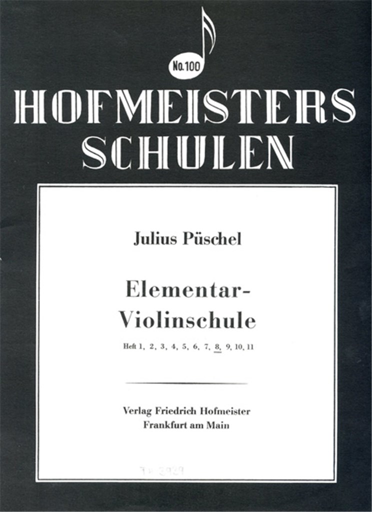 Elemetar-Violinschule, Heft 8